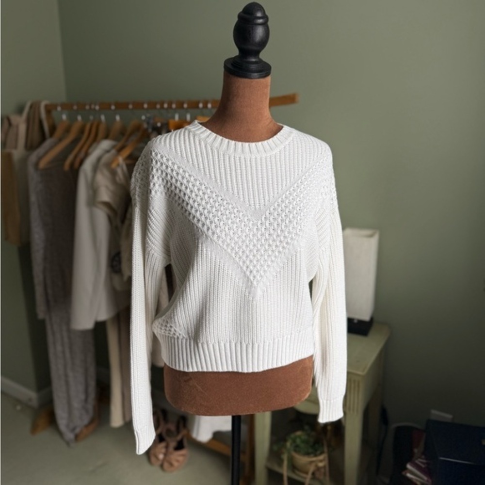 Divided Crew Neck Sweater